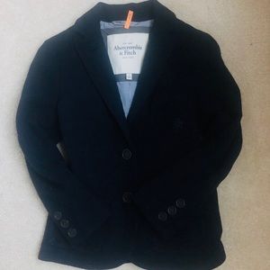 Abercrombie Fitch Wool Suit Jacket Navy Size Small